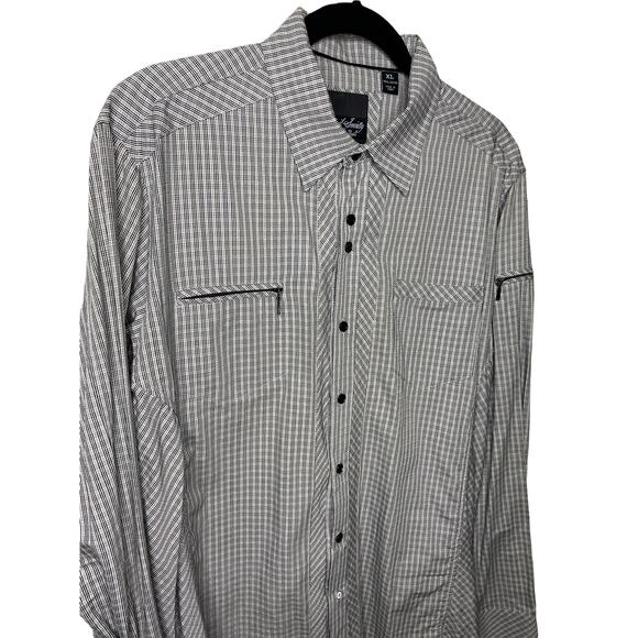 Civil Society We The People Men's Plaid Button Up Size XL 100% Cotton - Picture 8 of 8